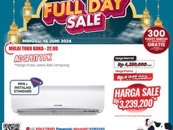 AC Split 1 PK Transmart Full Day Sale Diskon Sampai Rp 1,1 juta