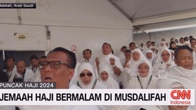 VIDEO: Jemaah Haji Bermalam Di Muzdalifah