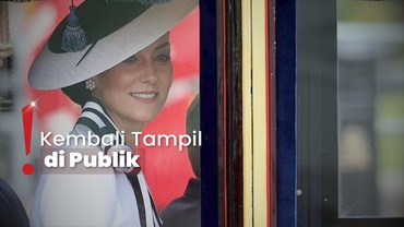 Tampil Cantik, Kate Middleton Hadir Pada Acara Troops of Colour