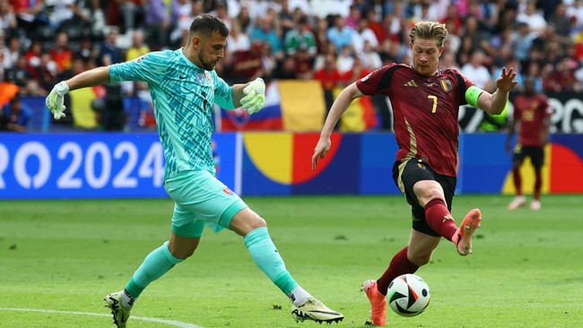 Berikut prediksi skor Belgia vs Rumania di Euro 2024 yang berlangsung malam ini. Menanti kontribusi nyata Romelu Lukaku dan Kevin De Bruyne di Belgia.