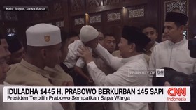 VIDEO: Iduladha 1445 H, Prabowo Berkurban 145 Sapi