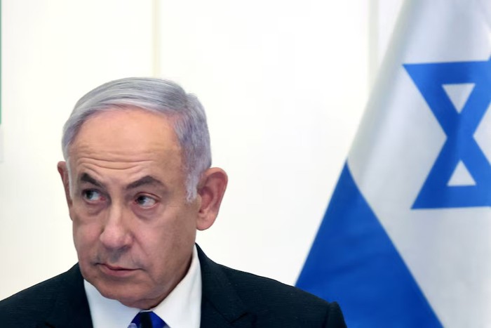 Israeli Prime Minister Benjamin Netanyahu attends a cabinet meeting at the Bible Lands Museum in Jerusalem on June 5, 2024. GIL COHEN-MAGEN/Pool via REUTERS Purchase Licensing Rights, opens new tab Daftar Panjang Barang yang Israel Larang Masuk ke Palestina