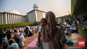 100 Ribu Orang Diperkirakan Salat Id di Masjid Istiqlal Besok