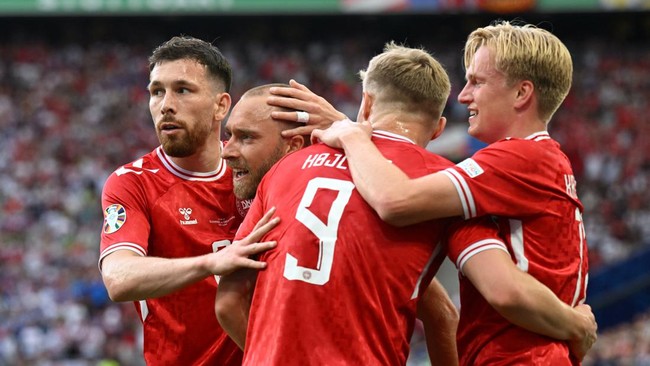 Berikut prediksi Denmark vs Inggris di Euro 2024 yang berlangsung malam ini.