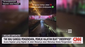 VIDEO: Tak Mau Ganggu Pengendara, Pemilik Hajatan Buat 