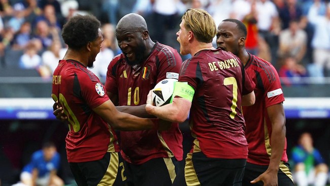 Berikut link live streaming Belgia vs Rumania dalam lanjutan Euro 2024 di Stadion RheinEnergie, Cologne, Minggu (23/6) dini hari waktu Indonesia.