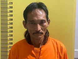 Tampang Preman Pembunuh Pria di Rohil yang Buang Mayat Korban ke Sumur