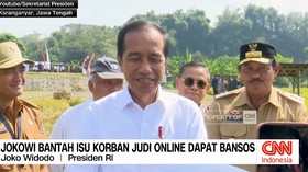 VIDEO: Jokowi Bantah Isu Korban Judi Online Dapat Bansos