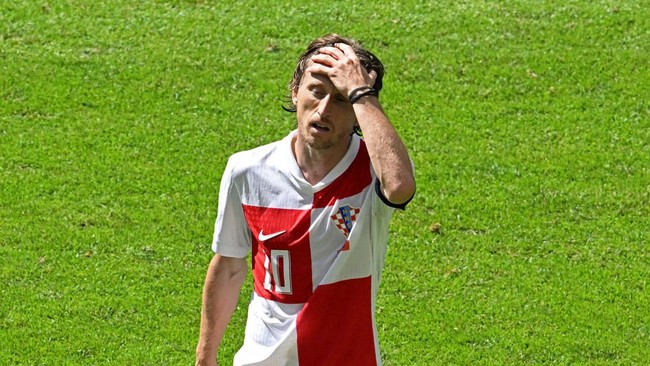 Kroasia kecewa setelah sempat unggul lewat Luka Modric, Italia kemudian menyamakan skor pada menit ke-90+8 lewat Zaccagni.
