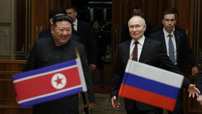 Hubungan Putin-Kim Jong Un Menguat, Menandatangani Perjanjian Pertahanan Rusia-Korea Utara