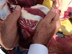 Heboh! Irisan Daging Kurban Berlafaz Allah di Palembang