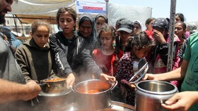 FOTO: 3.500 Anak Palestina Malnutrisi Imbas Agresi Israel di Gaza