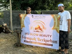 MS GLOW Beauty dan para Seller Bagikan 4 Ton Daging Kurban pada Iduladha 1445 H