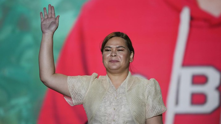 Sara Duterte. (AP Photo/Aaron Favila)