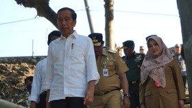 Jokowi Tinjau Optimalisasi Program Pompanisasi Produksi Padi di Klaten