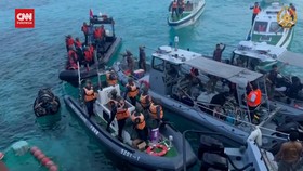 VIDEO: Momen Tegang Coast Guard China Sergap Kapal AL Filipina di LCS