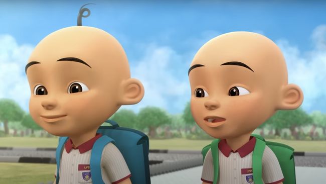 Misteri karakter Upin dan Ipin berkepala botak terjawab. Rumah produksi kartun Upin dan Ipin, Les' Copaque, mengungkap alasan keduanya botak.