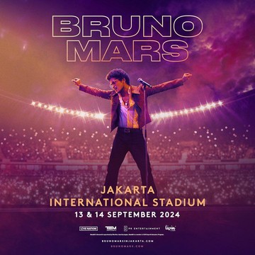 Bruno Mars Akan Konser Tunggal di Jakarta, Catat Tanggal War Ticket-nya!