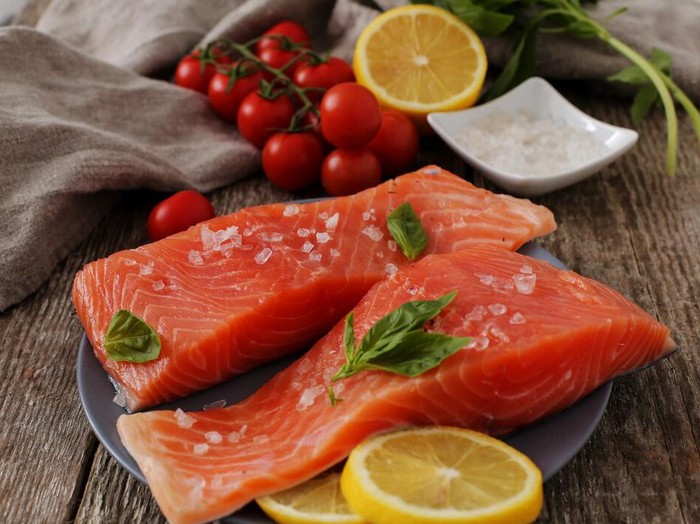 Ilustrasi ikan salmon/Foto: Freepik.com/Racool_studio