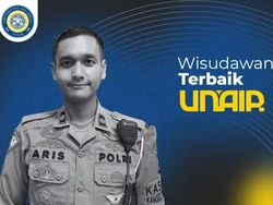 Lanjutkan S3 di Tengah Tugas Kepolisian, Aris Jadi Wisudawan Terbaik Unair