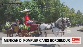 VIDEO: Menikah di Kompleks Candi Borobudur