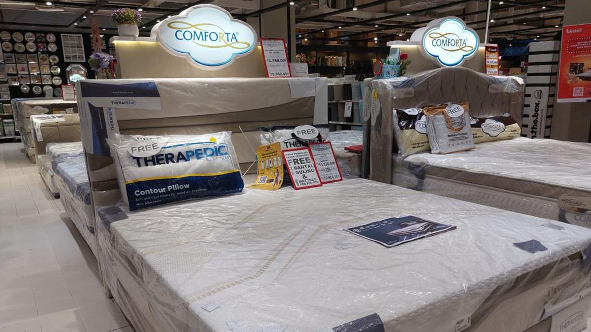 Kasur Ortopedi Mulai Rp1 Jutaan Aja di Transmart Full Day Sale