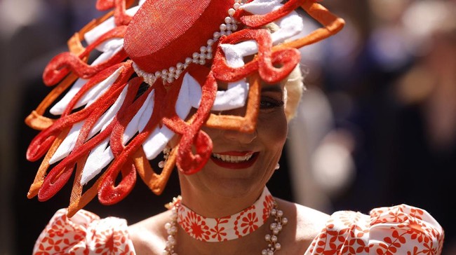 FOTO: Topi-topi Unik dan Mewah di Royal Ascot 2024