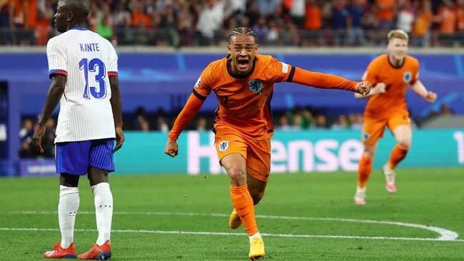 Gelandang Timnas Belanda Xavi Simons jadi pemain pertama yang membuat 3 assist di Euro 2024, dua di antaranya dibuat saat lawan Rumania.