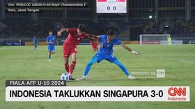 VIDEO: Indonesia Taklukkan Singapura 3-0