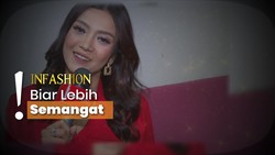 Merah Merona! Intip Gaya Fashion Fizzabella yang Menawan