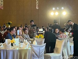 JK, Airlangga, dan Zulhas Hadiri HUT Ke-75 Theo Sambuaga