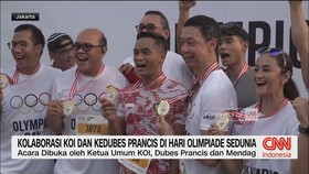 VIDEO: Kolaborasi KOI dan Kedubes Prancis di Hari Olimpiade Sedunia