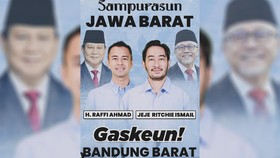 PAN Unggah Raffi-Jeje, Isyaratkan Maju di Pilgub Bandung Barat