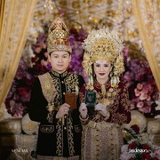 Pakai Adat Aceh, Intip Detail Baju Pengantin Beby Tsabina saat Akad Nikah