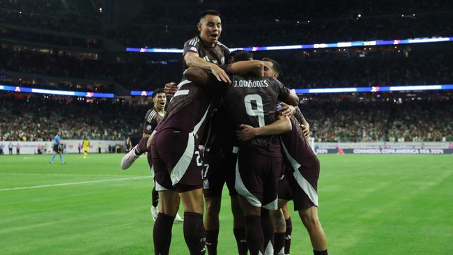 Meksiko berhasil mengalahkan Jamaika dengan skor tipis 1-0 dalam laga Copa America 2024 di Houston, Minggu (23/6) pagi WIB.