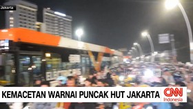 VIDEO: Kemacetan Warnai Puncak HUT Jakarta