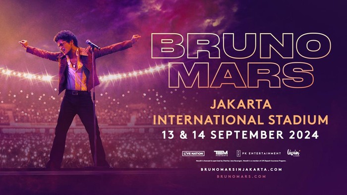 Fakta Konser Bruno Mars di Jakarta pada 13-14 September 2024
