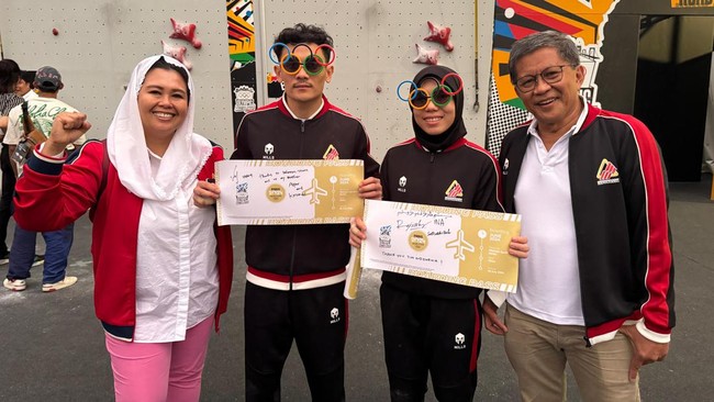Lolosnya Veddriq leonardo dan Rajiah Salsabillah ke Olimpiade 2024 membuka peluang Indonesia meraih emas di Paris.