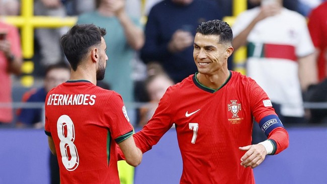 Cristiano Ronaldo memiliki rapor positif saat Portugal berhasil memetik kemenangan 3-0 atas Turki pada matchday kedua Grup F Euro 2024.