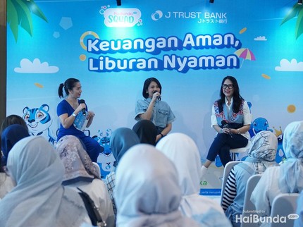 7 Potret Talkshow HaiBunda Squad x J TRUST Bank, Ada Tips Keuangan untuk Bunda & Aktivitas Seru untuk Si Kecil