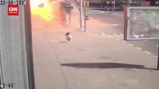 VIDEO: Detik-detik Bom Rusia Hantam Wilayah Kharkiv Ukraina