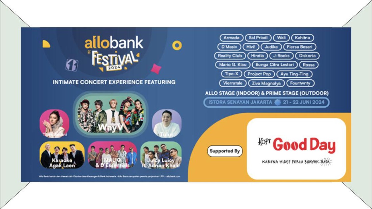 Keseruan Allo Bank Festival 2024 dengan Tiket Terjangkau!