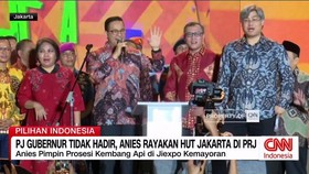 VIDEO: PJ Gubernur Tidak Hadir, Anies Rayakan HUT Jakarta di PRJ