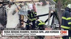 VIDEO: Rusia Serang Kharkiv, Warga Sipil Jadi Korban