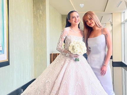 5 Potret Idol K-Pop Sorn Eks Member Girlgroup CLC Jadi Bridesmaid di Pernikahan Beby Tsabina
