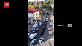 VIDEO: Momen Serangan Kelompok Bersenjata di Rusia Selatan