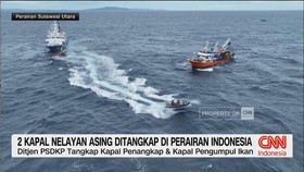 VIDEO: 2 Kapal Nelayan Asing Ditangkap di Perairan Indonesia