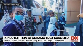 VIDEO: 4 Kloter Tiba di Asrama Haji Sukolilo