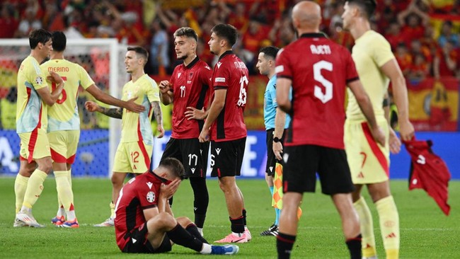 Sebanyak tiga tim negara sudah dipastikan tersingkir dari Euro 2024. Albania jadi tim teranyar yang gagal lolos 16 besar.