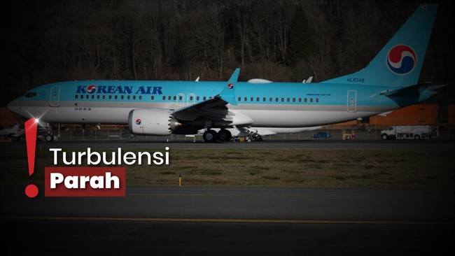13 Orang Alami Cedera usai Insiden Terjun Bebas Korean Air